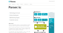 Desktop Screenshot of parsec.es