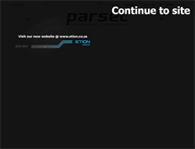 Tablet Screenshot of parsec.co.za